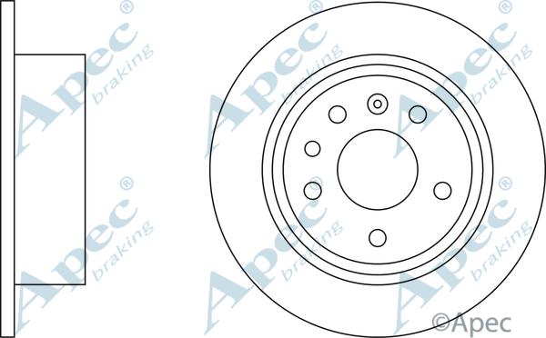 APEC DSK523 - Disc frana aaoparts.ro
