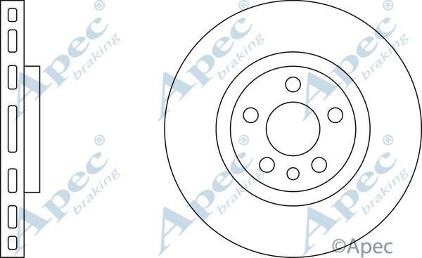 APEC DSK649 - Disc frana aaoparts.ro