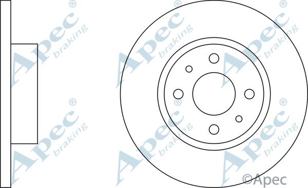 APEC DSK643 - Disc frana aaoparts.ro