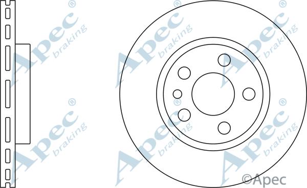 APEC DSK665 - Disc frana aaoparts.ro