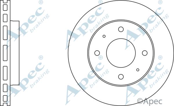 APEC DSK662 - Disc frana aaoparts.ro