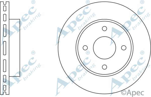 APEC DSK604 - Disc frana aaoparts.ro