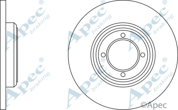 APEC DSK600 - Disc frana aaoparts.ro