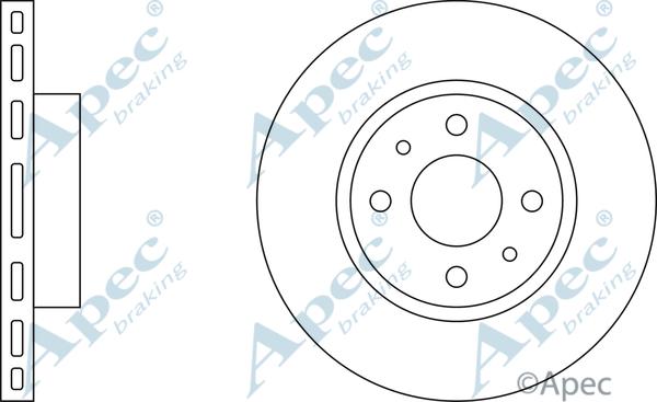 APEC DSK639 - Disc frana aaoparts.ro