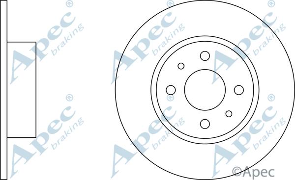 APEC DSK637 - Disc frana aaoparts.ro