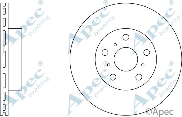 APEC DSK622 - Disc frana aaoparts.ro
