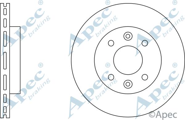 APEC DSK199 - Disc frana aaoparts.ro