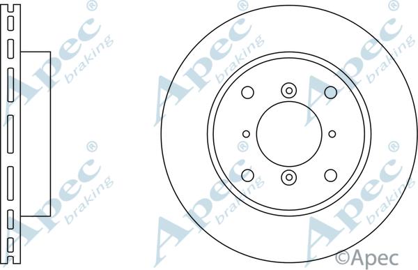 APEC DSK196 - Disc frana aaoparts.ro