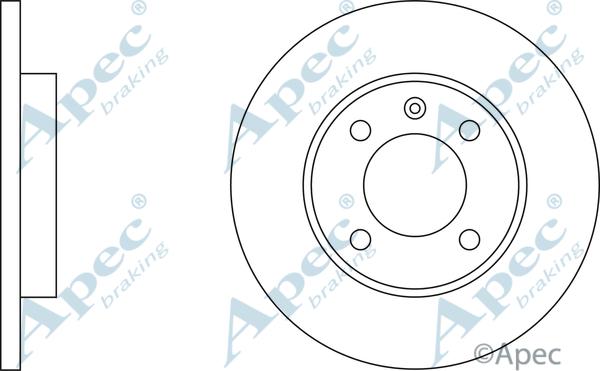 APEC DSK197 - Disc frana aaoparts.ro
