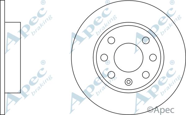 APEC DSK159 - Disc frana aaoparts.ro