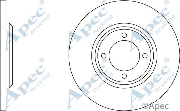 APEC DSK158 - Disc frana aaoparts.ro