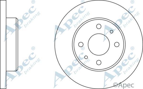 APEC DSK153 - Disc frana aaoparts.ro