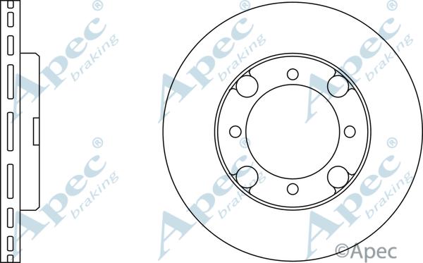 APEC DSK169 - Disc frana aaoparts.ro