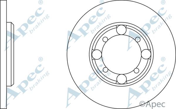 APEC DSK166 - Disc frana aaoparts.ro