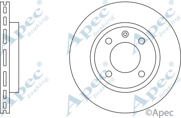 APEC DSK116 - Disc frana aaoparts.ro