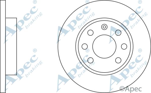 APEC DSK117 - Disc frana aaoparts.ro