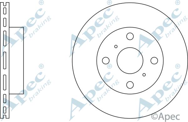 APEC DSK183 - Disc frana aaoparts.ro