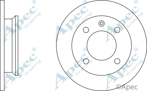 APEC DSK133 - Disc frana aaoparts.ro