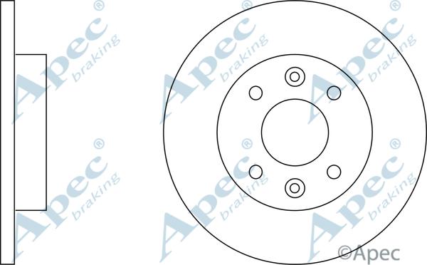 APEC DSK179 - Disc frana aaoparts.ro