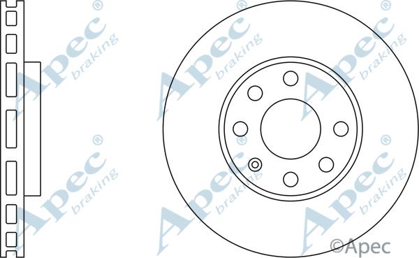 APEC DSK809 - Disc frana aaoparts.ro