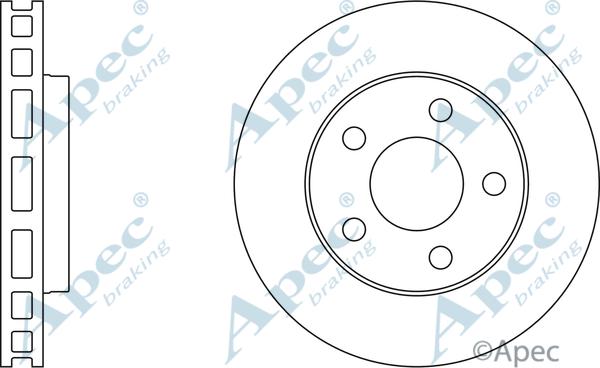 APEC DSK805 - Disc frana aaoparts.ro