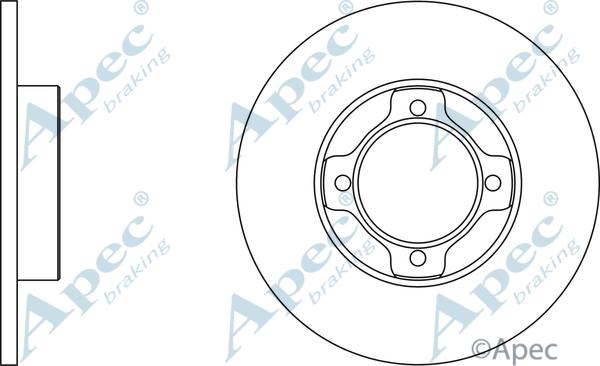 APEC DSK340 - Disc frana aaoparts.ro
