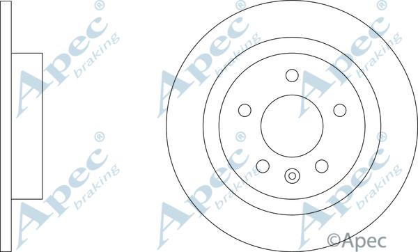 APEC DSK3415 - Disc frana aaoparts.ro