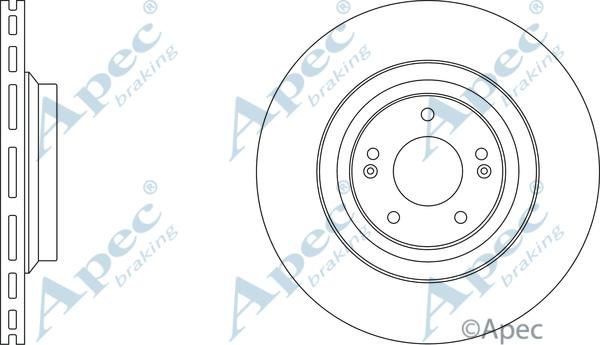 APEC DSK3473 - Disc frana aaoparts.ro
