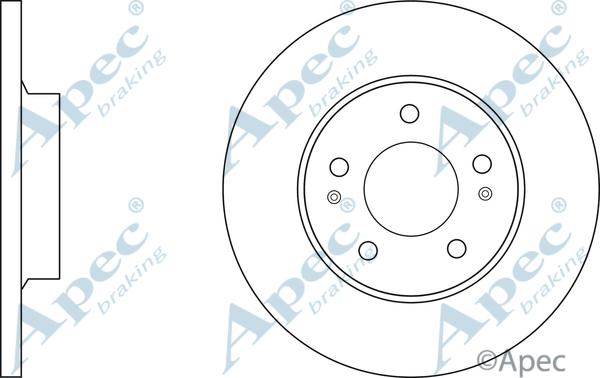 APEC DSK3090 - Disc frana aaoparts.ro