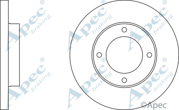 APEC DSK305 - Disc frana aaoparts.ro