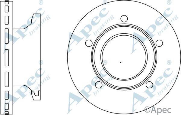 APEC DSK3032 - Disc frana aaoparts.ro