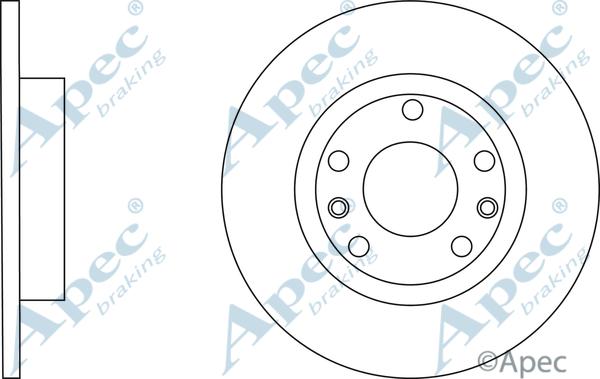 APEC DSK3142 - Disc frana aaoparts.ro