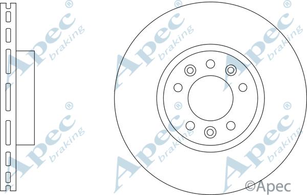 APEC DSK3341 - Disc frana aaoparts.ro