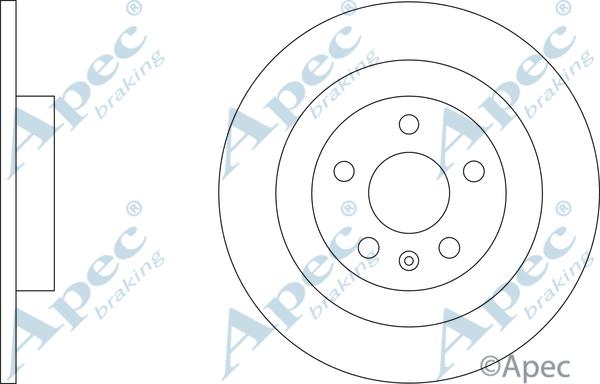 APEC DSK3387 - Disc frana aaoparts.ro