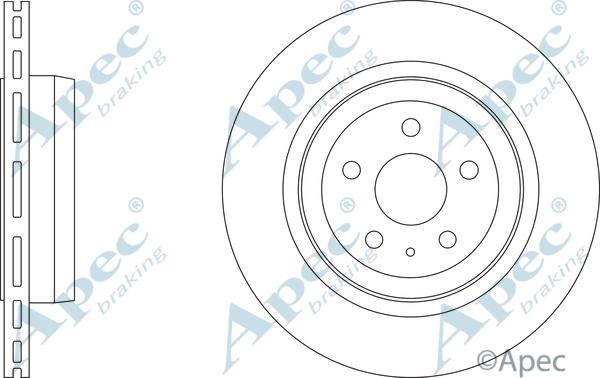 APEC DSK3333 - Disc frana aaoparts.ro