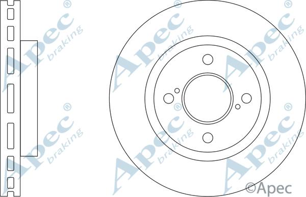 APEC DSK3378 - Disc frana aaoparts.ro