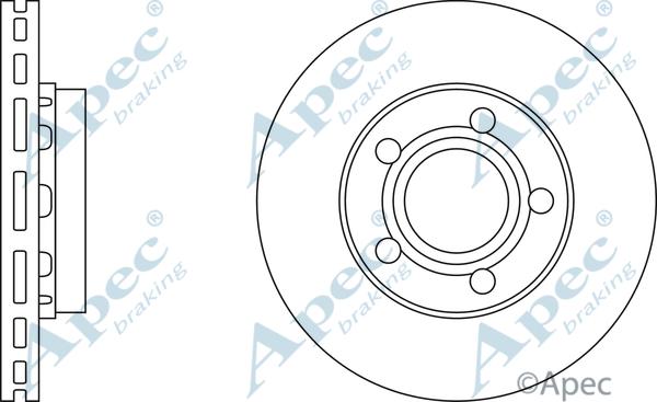 APEC DSK329 - Disc frana aaoparts.ro