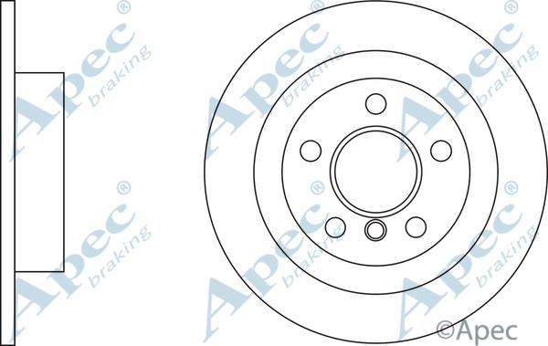 APEC DSK3206 - Disc frana aaoparts.ro