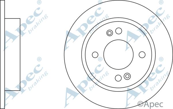 APEC DSK3216 - Disc frana aaoparts.ro