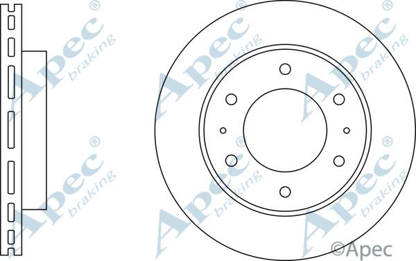 APEC DSK3288 - Disc frana aaoparts.ro