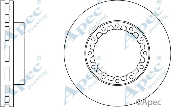 APEC DSK2956 - Disc frana aaoparts.ro