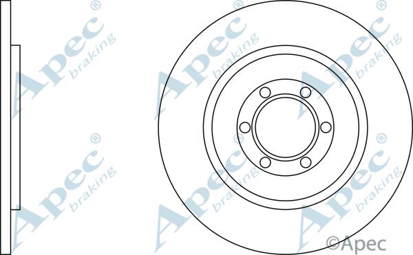APEC DSK293 - Disc frana aaoparts.ro