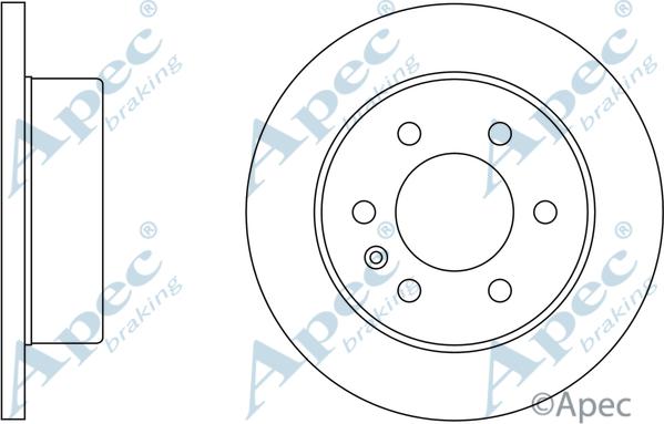 APEC DSK2449 - Disc frana aaoparts.ro
