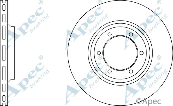 APEC DSK243 - Disc frana aaoparts.ro