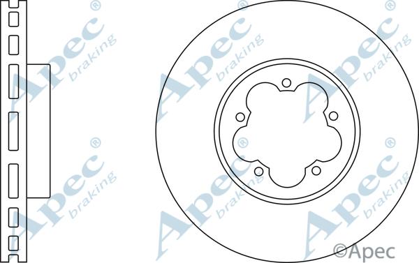 APEC DSK2427 - Disc frana aaoparts.ro
