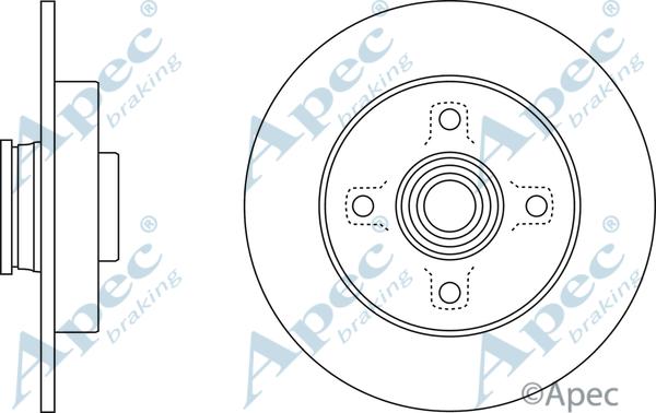 APEC DSK2553 - Disc frana aaoparts.ro