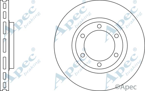 APEC DSK2619 - Disc frana aaoparts.ro