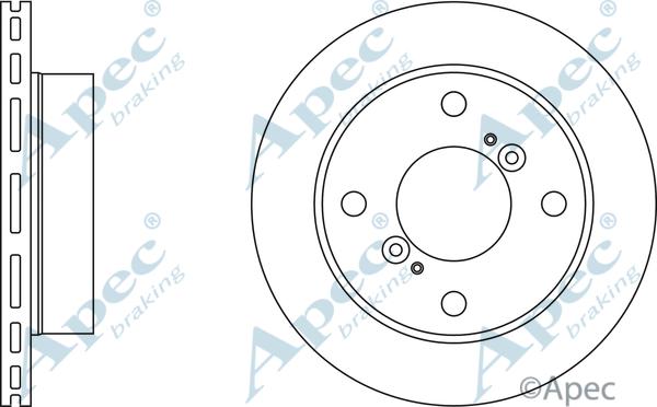 APEC DSK268 - Disc frana aaoparts.ro