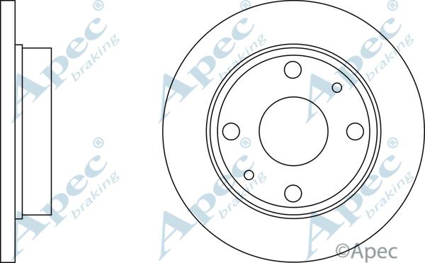 APEC DSK2047 - Disc frana aaoparts.ro