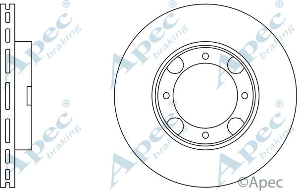 APEC DSK204 - Disc frana aaoparts.ro